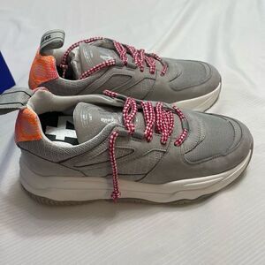 P448 S22 Luke-W Shabby Sneakers Size 38 Women Made in Italy Gray Shoes w/Box New